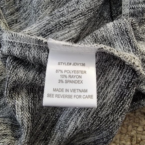 NWT Always Indigo Women’s Gray Cardigan/Robe Size M - Picture 7 of 11